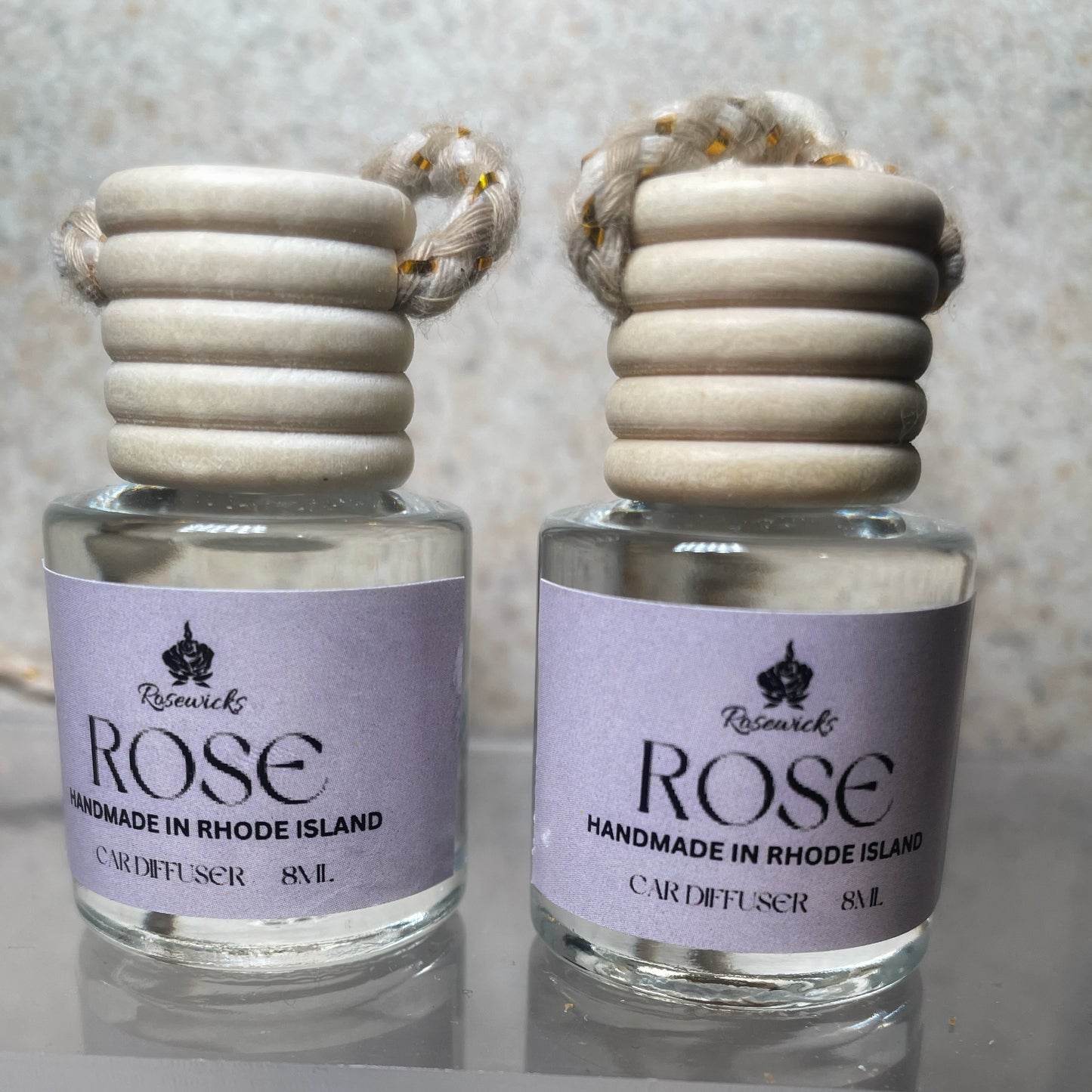 Rose car freshener